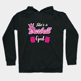 She's a BARBELL Girl Hoodie